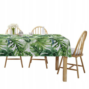 Obrus Na Stół 110x160 Liście Monstera 4270a