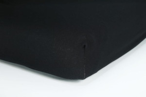 Prześcieradło Jersey Z Gumką 140x200 Czarne