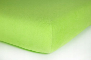 Prześcieradło Frotte Z Gumką 120x200 Limonka