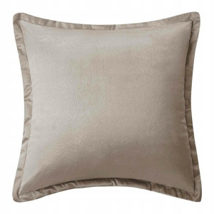 Poszewka Welurowa 40x40 Velvet Ciemny Beż Beżowa