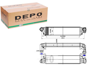 Intercooler Bmw 3 E46 Depo