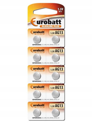 Baterie LR44 (AG13) Alkaliczne - blister 10 szt.