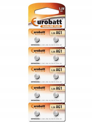Baterie LR621 (AG1) Alkaliczne - blister 10 szt.