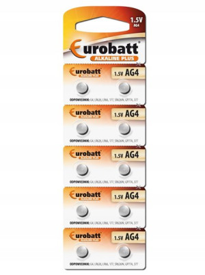 Baterie LR66 (AG4) Alkaliczne - blister 10 szt.