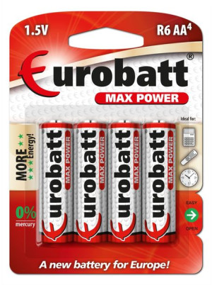 Baterie Max Power R06 (AA) - blister 4 szt.