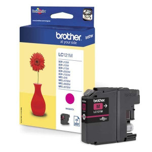 Brother oryginalny ink / tusz LC-121M, magenta, 300s,