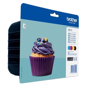 Brother oryginalny ink / tusz LC-123VALBP, CMYK, 4x600s,