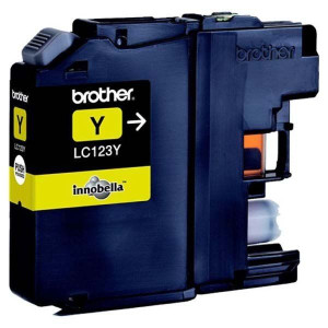 Brother oryginalny ink / tusz LC-123Y, yellow, 600s,