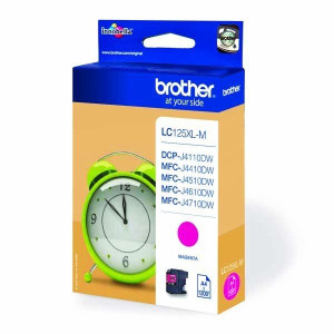 Brother oryginalny ink / tusz LC-125XLM, magenta, 1200s,