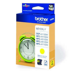 Brother oryginalny ink / tusz LC-125XLY, yellow, 1200s,