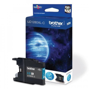 Brother oryginalny ink / tusz LC-1280XLC, cyan, 1200s, high capacity,