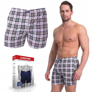 Luźne Bokserki Sesto Senso Panther Wzór 4, Xl