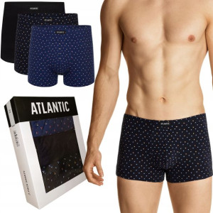 Atlantic Bokserki męskie Bawełniane 3-Pak 2XL