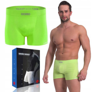 Bezszwowe Bokserki Sesto Senso Solar, Seledyn L/xl