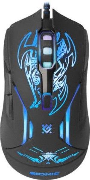 Mysz przewodowa Defender BIONIC GM-250L 3200dpi podkładka Gaming + GRA