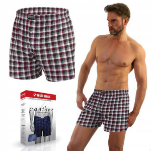 Luźne Bokserki Sesto Senso Panther Wzór 8, Xl