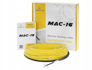 Przewód grzejny ogrzewanie podłogowe MAC-16W 74m