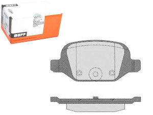Klocki Hamulcowe Fiat 500 08- Tył Maff