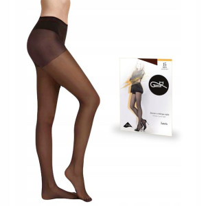Rajstopy Gatta Laura 15 den lycra, Moka 2-S