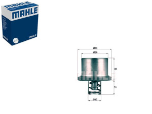 Termostat Porsche 88c Cayenne 4,8 Mahle