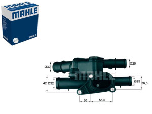 Termostat Vw 105c 1,6 A3 Bora Mahle