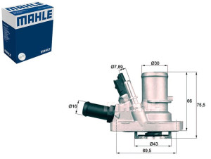 Termostat Fiat 88c 1,4 16v Mahle
