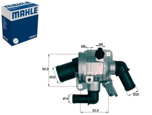 Termostat Fiat 88c 1,3jtd 05- Mahle