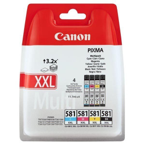 Canon oryginalny ink / tusz CLI-581 XXL CMYK Multi Pack, CMYK, 4*11.7ml,