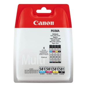 Canon oryginalny ink / tusz CLI581 CMYK Multi Pack, CMYK, blistr,
