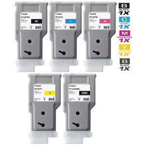 Canon oryginalny ink / tusz PFI-207MBK, matte black, 300ml, 8788B001,