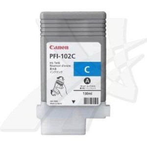 Canon oryginalny ink / tusz PFI102C, cyan, 130ml, 0896B001,
