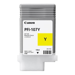 Canon oryginalny ink / tusz PFI107Y, yellow, 130ml, 6708B001,