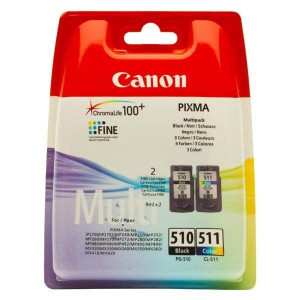 Canon oryginalny ink / tusz PG-510/CL-511, black/color, blistr, 220, 245s