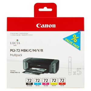 Canon oryginalny ink / tusz PGI72 CMYK, CMYK, 6402B009,