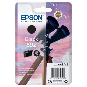 Epson oryginalny ink / tusz C13T02V14010, T02V140, 502, black, 210s,
