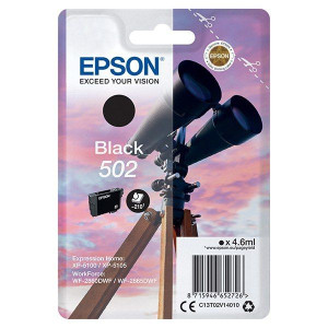 Epson oryginalny ink / tusz C13T02V14020, T02V140, 502, black, 210s,
