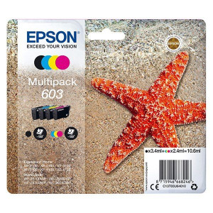 Epson oryginalny ink / tusz C13T03U64010, 603, CMYK, 1x3.4ml + 3x2.4ml,