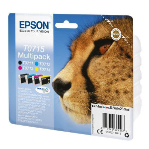 Epson oryginalny ink / tusz C13T07154022, CMYK, blistr z ochroną,