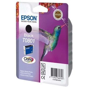 Epson oryginalny ink / tusz C13T08014011, black, 7,4ml,