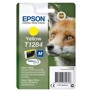 Epson oryginalny ink / tusz C13T12844022, T1284, yellow, blistr, 3,5ml,