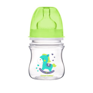 Butelka szeroka antykolkowa 120ml PP EasyStart TOYS Zielony