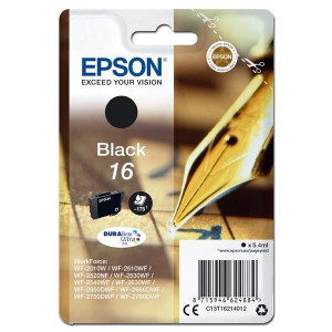 Epson oryginalny ink / tusz C13T16214012, T162140, black, 5.4ml,