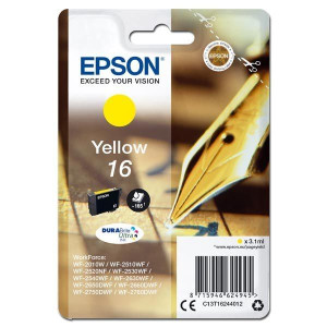 Epson oryginalny ink / tusz C13T16244012, T162440, yellow, 3.1ml,
