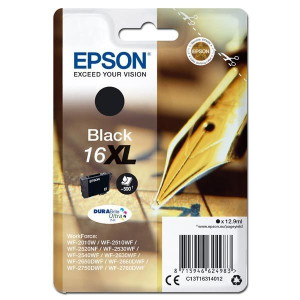 Epson oryginalny ink / tusz C13T16314012, T163140, 16XL, black, 12.9ml,