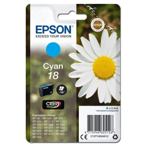 Epson oryginalny ink / tusz C13T18024012, T180240, cyan, 3,3ml,