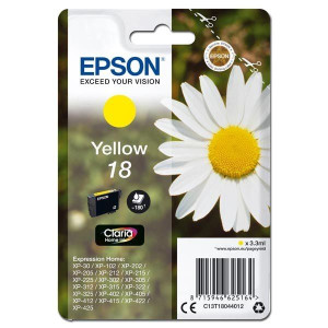 Epson oryginalny ink / tusz C13T18044012, T180440, yellow, 3,3ml,