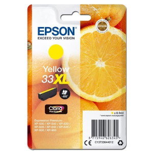 Epson oryginalny ink / tusz C13T33644012, T33XL, yellow, 8,9ml,