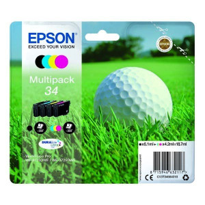Epson oryginalny ink / tusz C13T34664010, T346640, CMYK, 18.7ml, E