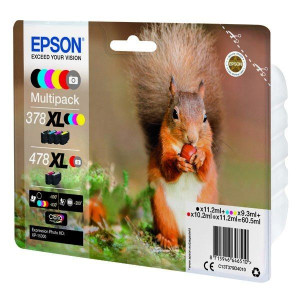 Epson oryginalny ink / tusz C13T379D4010, 378XL+478XL, CMYK,
