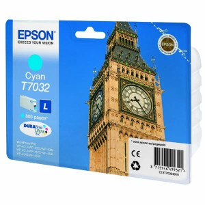 Epson oryginalny ink / tusz C13T70324010, L, cyan, 800s,